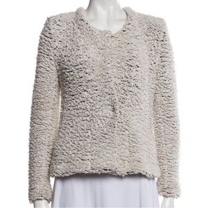 Iro Tweed Ivory womens Jacket size XS